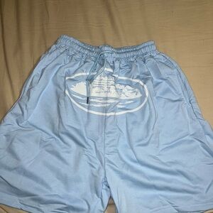 Light Blue Corteiz Shorts Size M